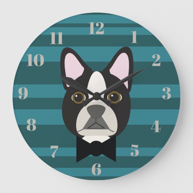 Grande Horloge Ronde Terrier de Boston (Recto)