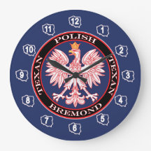 Texan polonais rond de Bremond