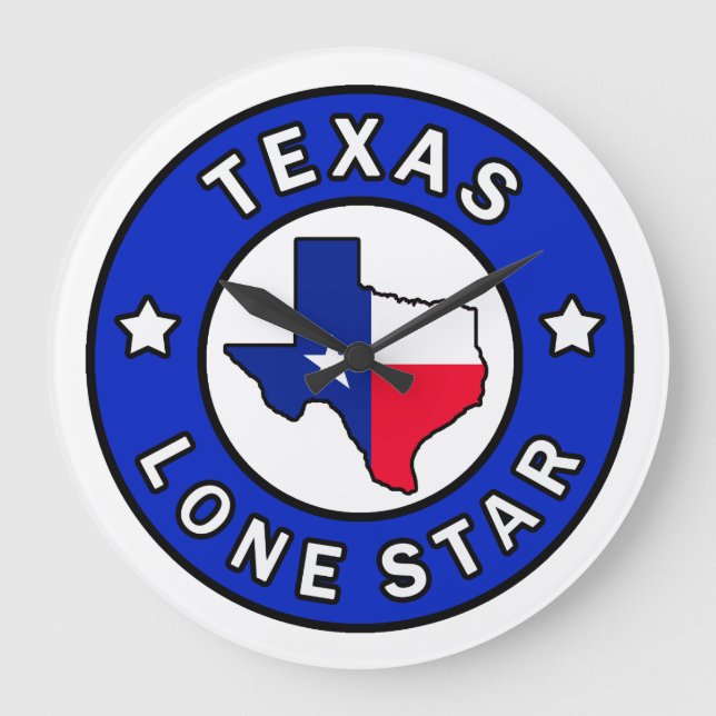Grande Horloge Ronde Texas Lone Star (Recto)