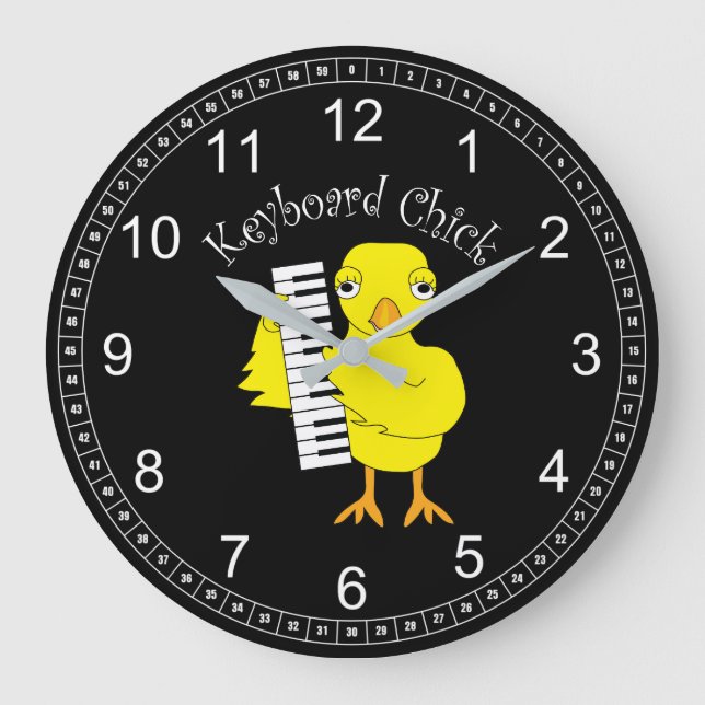 Grande Horloge Ronde Texte de sélection du clavier (Recto)