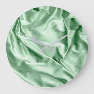 Grande Horloge Ronde Texture de tissu 4