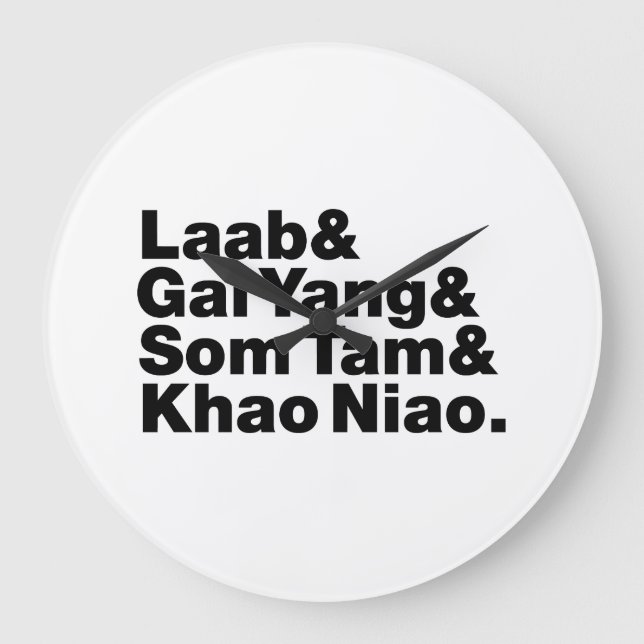 Grande Horloge Ronde Thai Isaan Street Food (Recto)