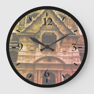 Grande Horloge Ronde Thaïlande vintage Bangkok Le Groupe Chakri Carte p