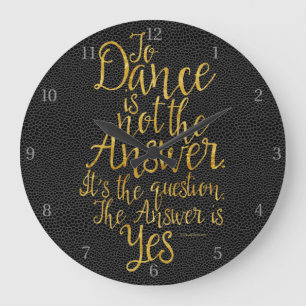 Grande Horloge Ronde The Answer Large Clock