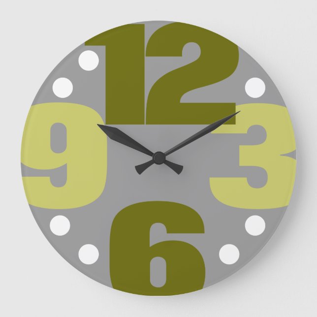 Grande Horloge Ronde The Big Time - olive (Recto)