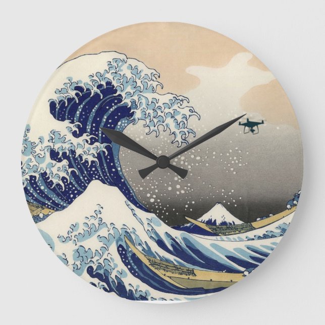 Grande Horloge Ronde The Great Drone Wave Off Kanagawa (Recto)