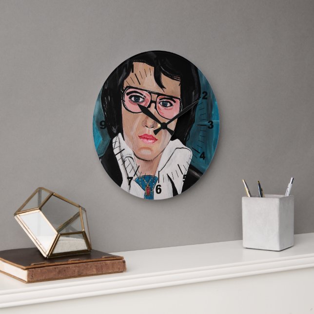 Grande Horloge Ronde The King Painting by Alfred Fox (Bureau)