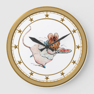 Grande Horloge Ronde The Mouse Stealing Cookies