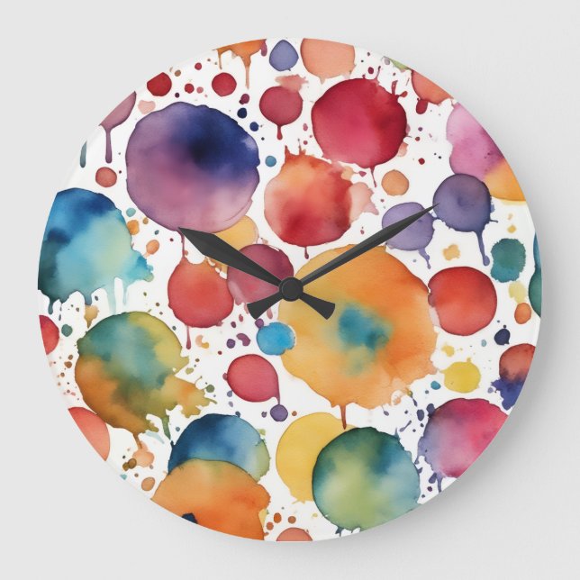 Grande Horloge Ronde The Splatter (Recto)