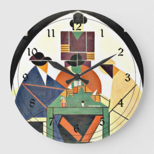 Grande Horloge Ronde Theo van Doesburg - The Cardplayer, 1916, Cubism