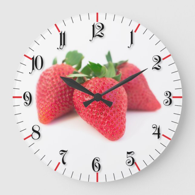 Grande Horloge Ronde Three strawberries (Recto)