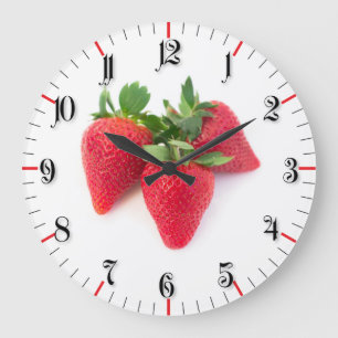 Grande Horloge Ronde Three strawberries