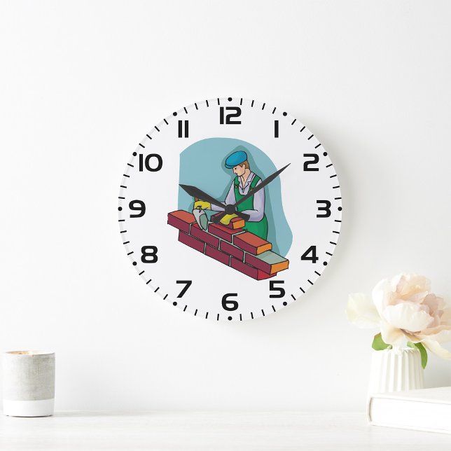 Grande Horloge Ronde Ticklayer au travail (Créateur téléchargé)
