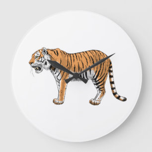 Grande Horloge Ronde Tigre