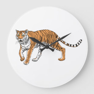 Grande Horloge Ronde Tigre 2