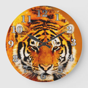 Grande Horloge Ronde Tigre de Sibérie