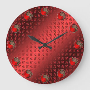 Grande Horloge Ronde Tigre de Terre