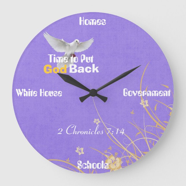 Grande Horloge Ronde Time 2 Put God Back Clock (Recto)