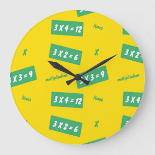 Grande Horloge Ronde Times three yellow learning