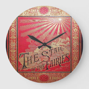 Grande Horloge Ronde Tiré L'étoile des fées couverture du livre