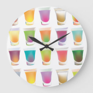 Grande Horloge Ronde Tirs de tirs de tirs
