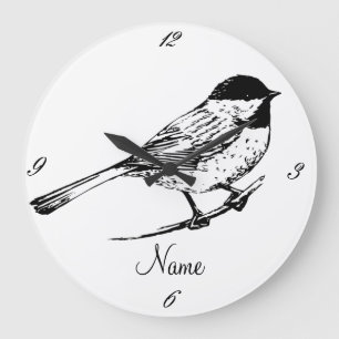 Grande Horloge Ronde Tonnerre-Cove de Chickadee