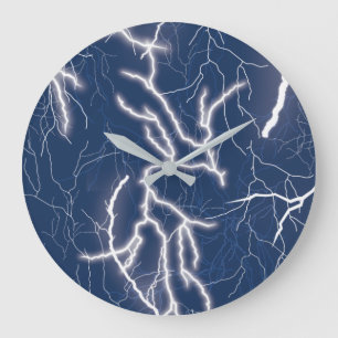 Grande Horloge Ronde Tonnerre et tempête de tonnerre Éclairage