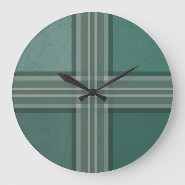 Grande Horloge Ronde Tons verts (Recto)