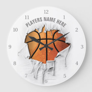 Grande Horloge Ronde Torn Basketball