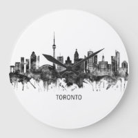 Toronto Canada Skyline BW