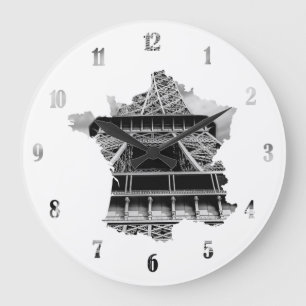 Grande Horloge Ronde Tour Eiffel bnw