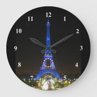 Tour Eiffel pittoresque de nuit