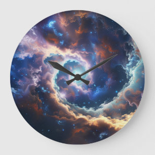 Grande Horloge Ronde Tourbillon mystique dans le ciel étoilé