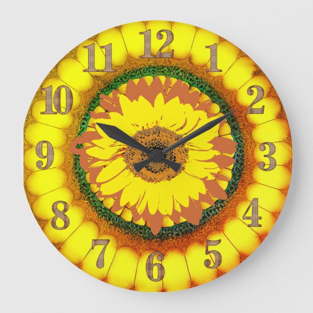 Grande Horloge Ronde Tournesol (Recto)