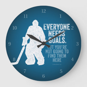 Grande Horloge Ronde Tous ont besoin de buts (Hockey)