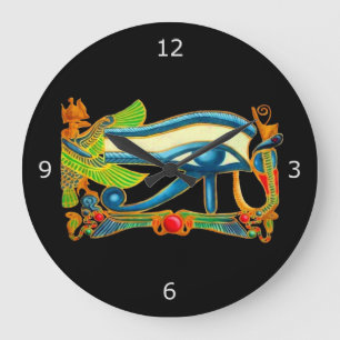 Grande Horloge Ronde Tous Voyant L'Oeil De Horus
