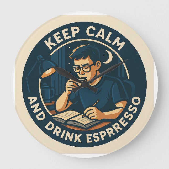 Grande Horloge Ronde Toute la nuit (Recto)