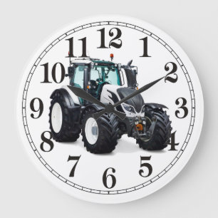 Grande Horloge Ronde Tractor Image for Round Wall Clock