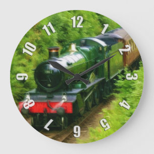 Grande Horloge Ronde Train à vapeur britannique V