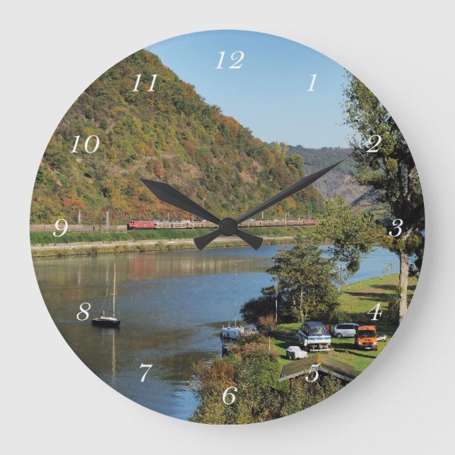 Grande Horloge Ronde Train de marchandises près du Löf (Recto)