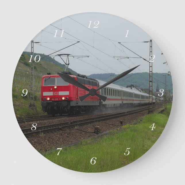 Grande Horloge Ronde Train de voyageurs en Poméranie (Recto)