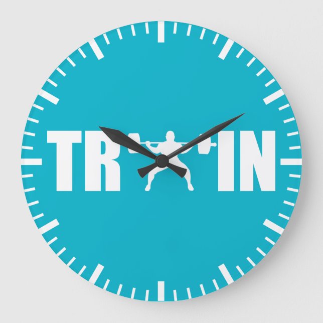 Grande Horloge Ronde TRAIN - Motivation Gym (Recto)