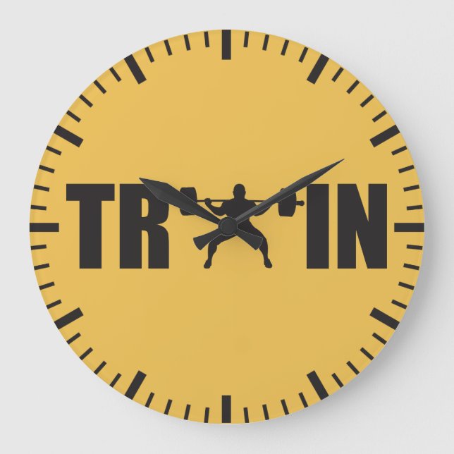 Grande Horloge Ronde TRAIN - Motivation Gym (Recto)