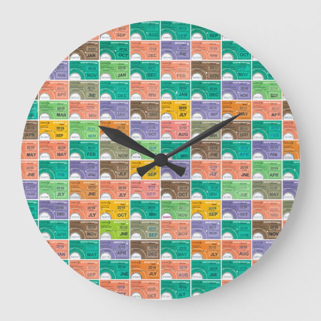 Grande Horloge Ronde Train ticket montage (Recto)