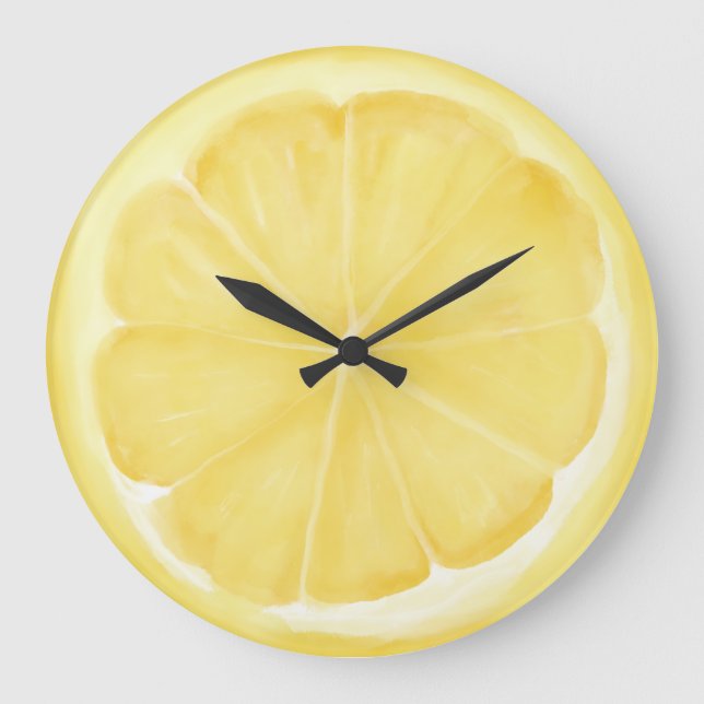 Grande Horloge Ronde Tranche de citron (Recto)