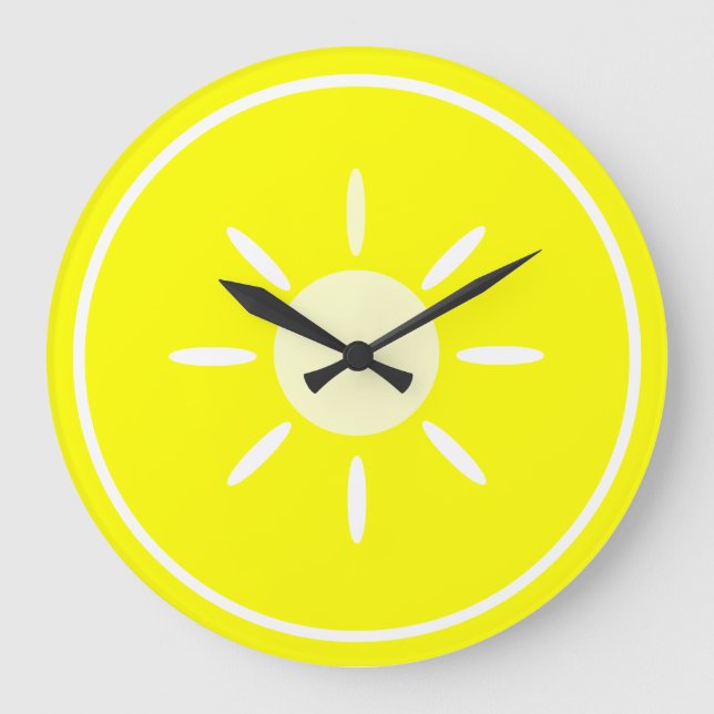 Grande Horloge Ronde Tranche de citron (Recto)
