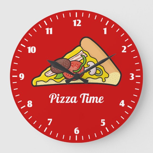 Grande Horloge Ronde Tranche de pizza (Recto)