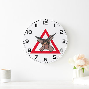 Grande Horloge Ronde Traversée de l'attention