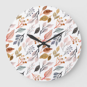 Grande Horloge Ronde tree leaves