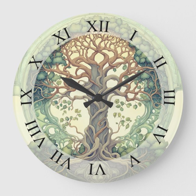 Grande Horloge Ronde Tree of Life (Recto)